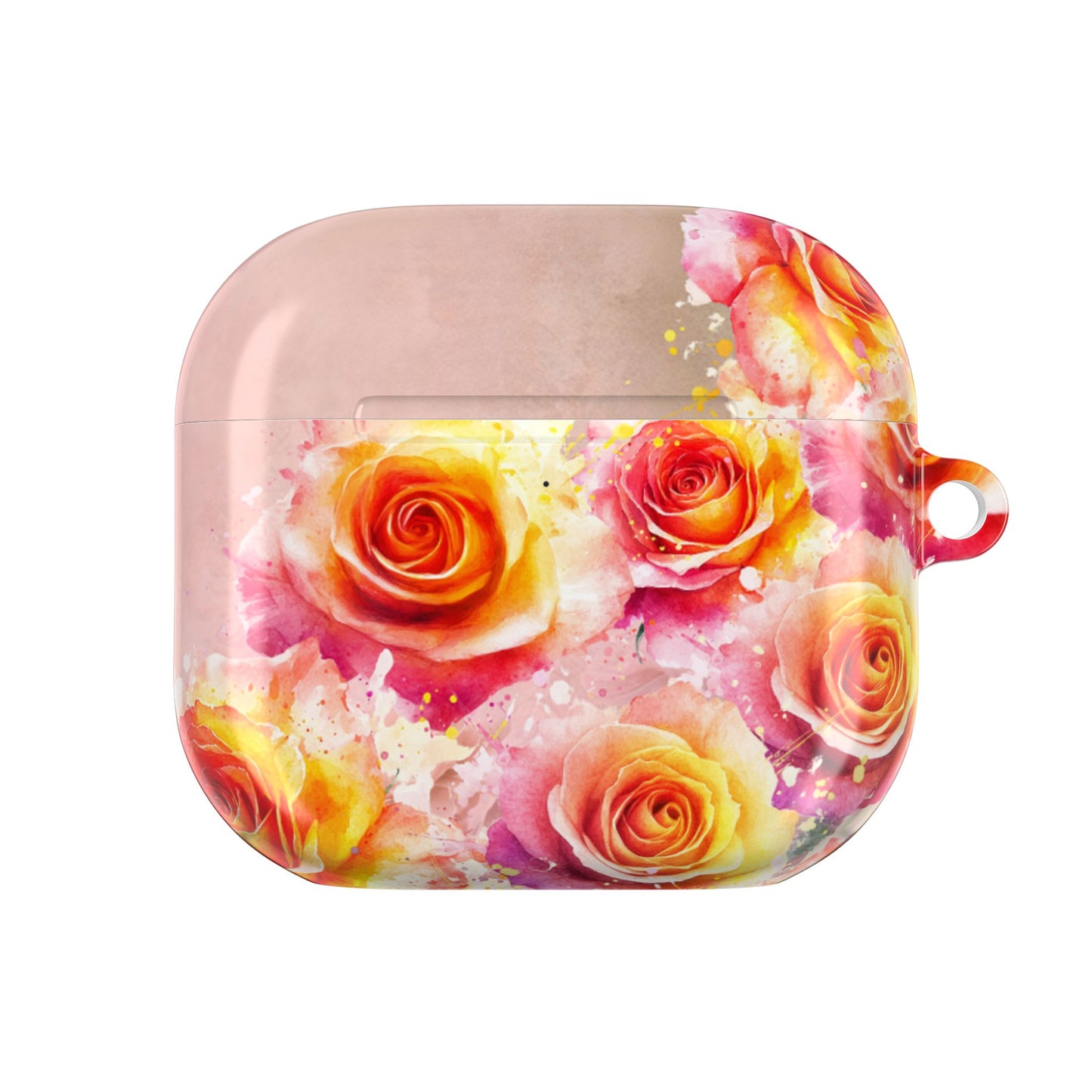 Earbud Case Cover – Sunset Roses