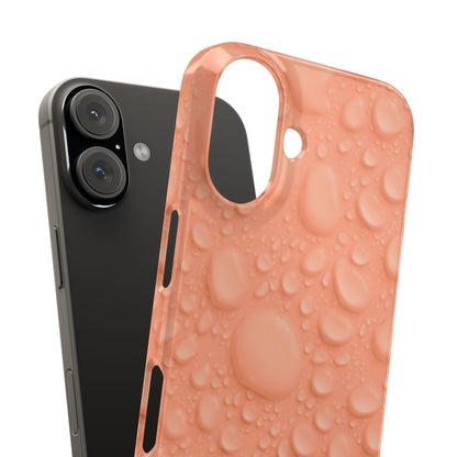 Slim Phone Case – Apricot Rain
