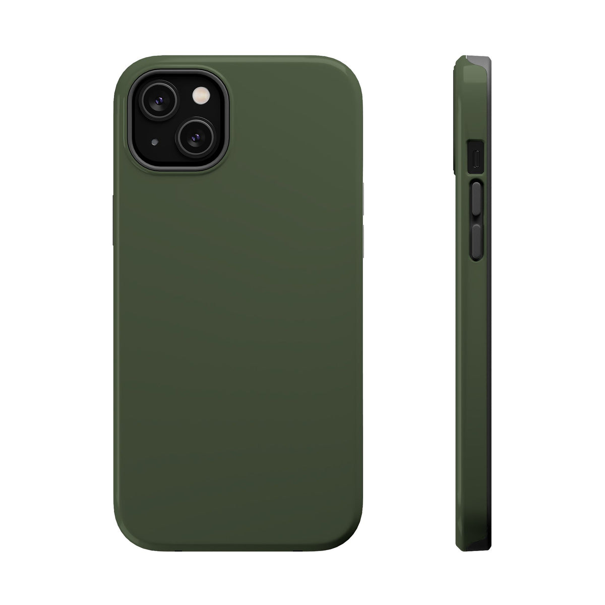 Wireless-Charging Compatible Case – Cabin Green – Compatible with iPhone 13–17 & Samsung Galaxy S25–S26 Series
