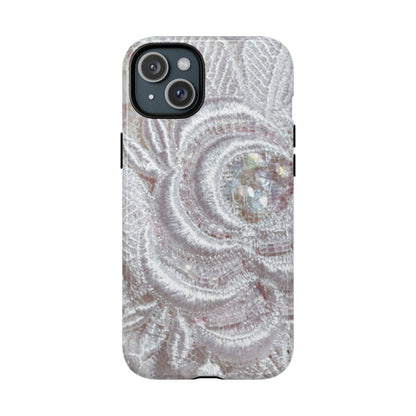 Protective Magnetic Phone Case – Lace Veil
