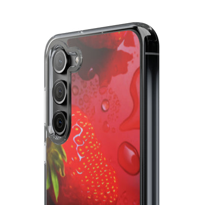 Clear Phone Case – Strawberry Drip