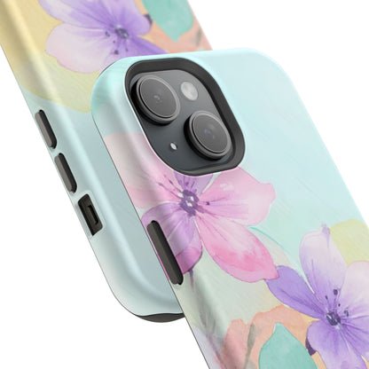 Impact-Resistant Phone Case – Water Petal