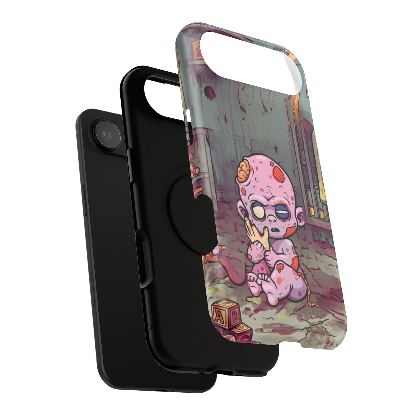 Zombie Baby Phone Case — Cute Creepy Impact-Resistant iPhone Case