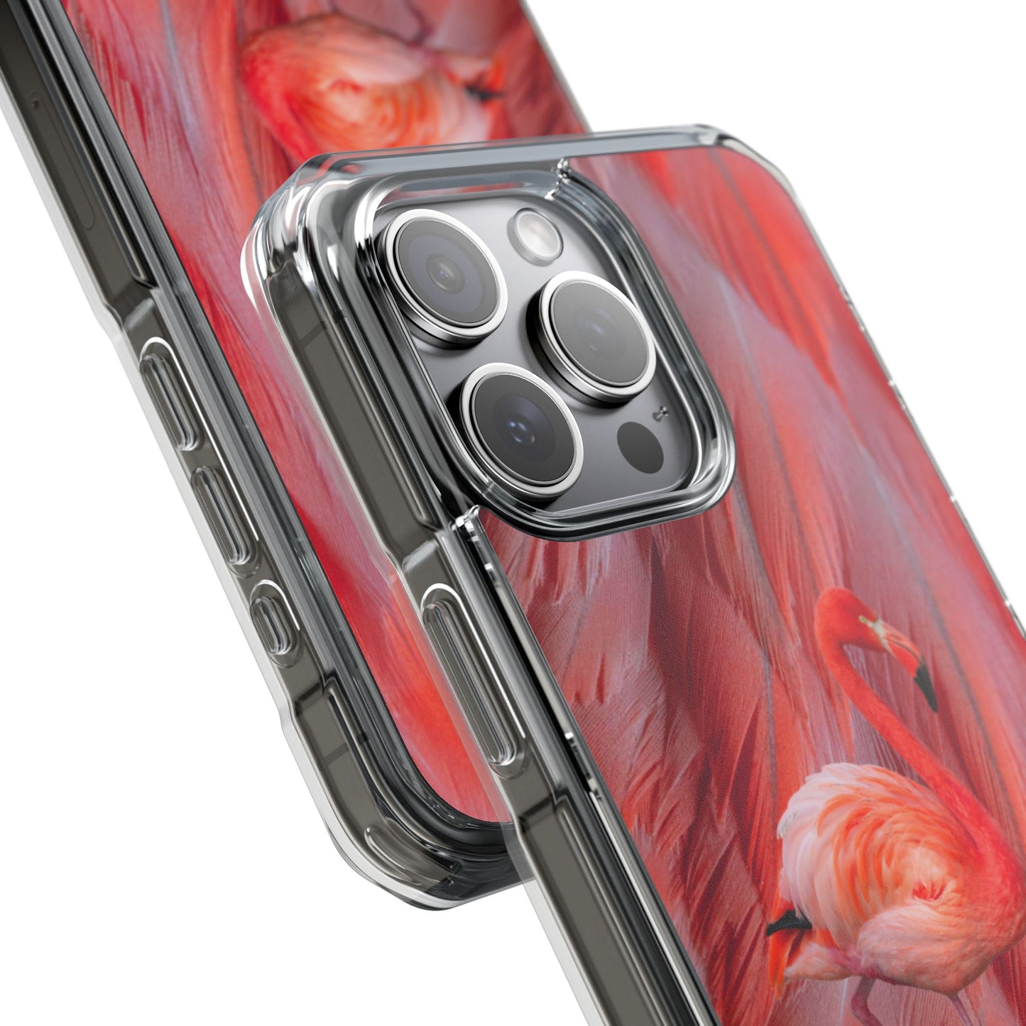 Clear Magnetic Phone Case – Scarlet Plume