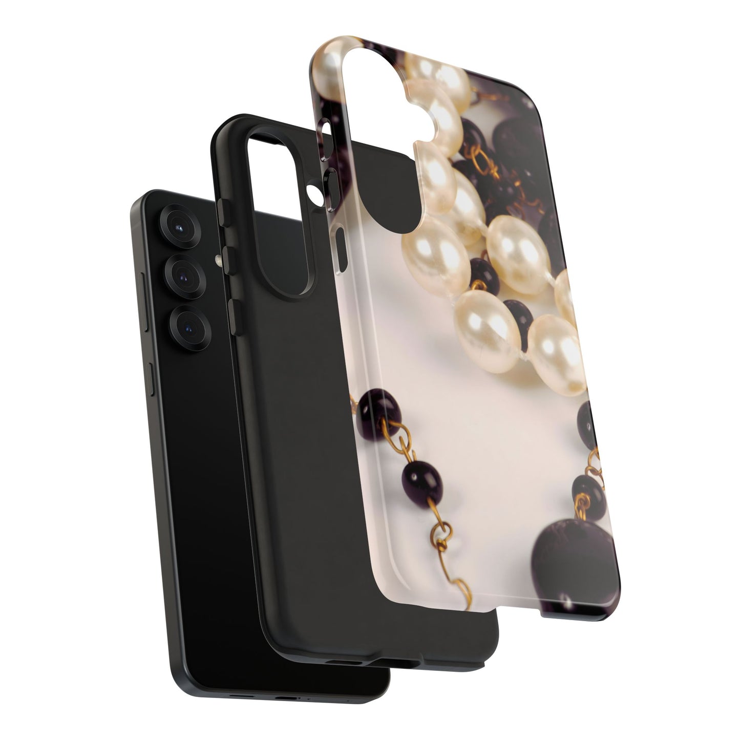 Protective Phone Case – Noir Pearl