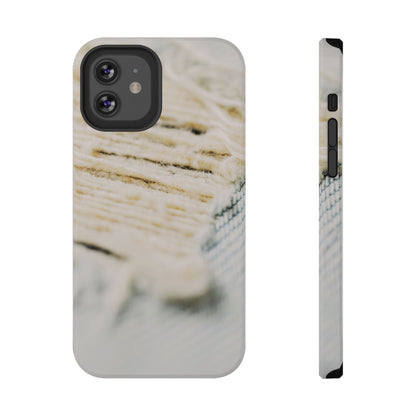 Impact-Resistant Phone Case – Woven Warmth