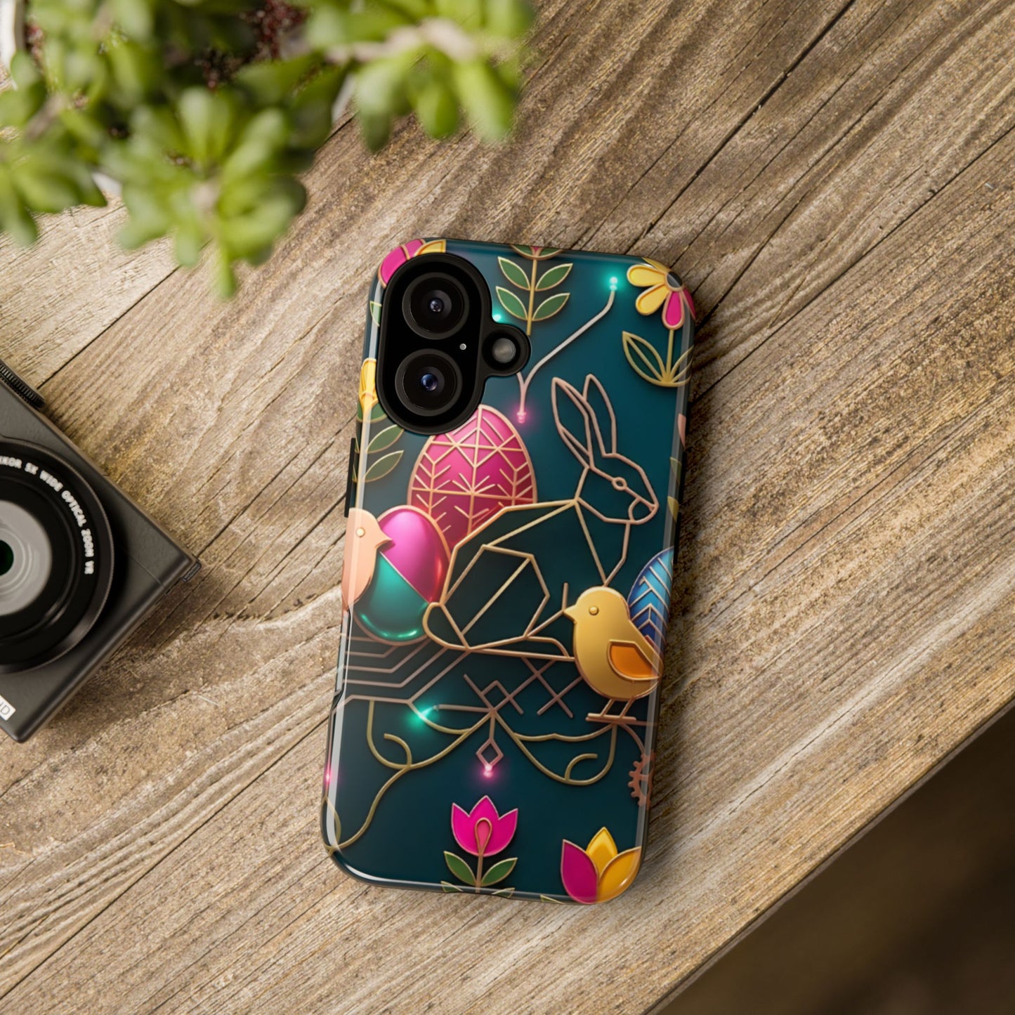 Protective Phone Case – Jeweled Garden