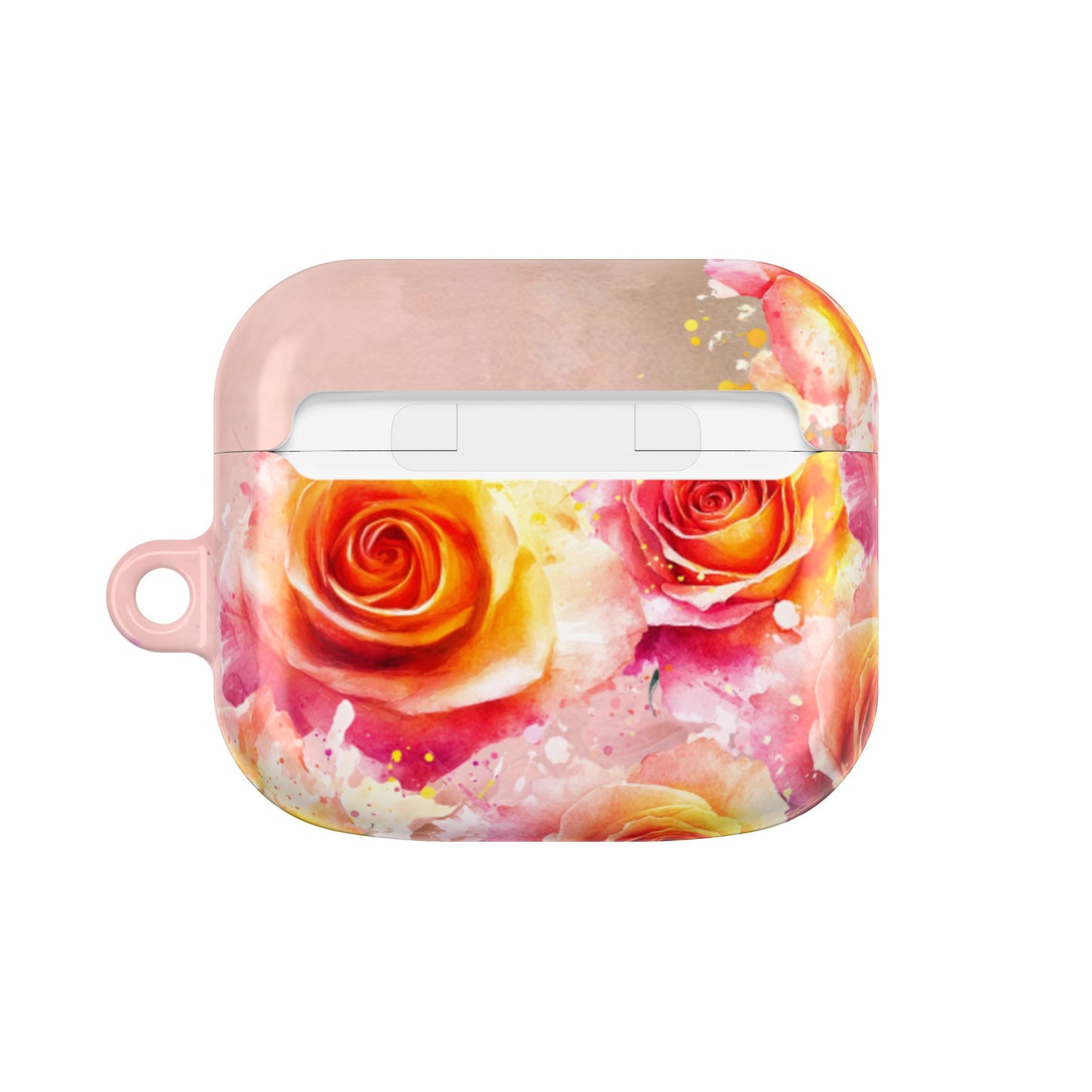 Earbud Case Cover – Sunset Roses