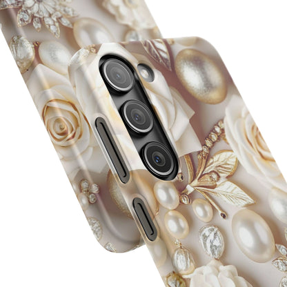 Snap Phone Case – Ivory Opulence