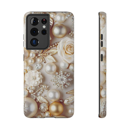 Impact-Resistant Phone Case – Ivory Opulence