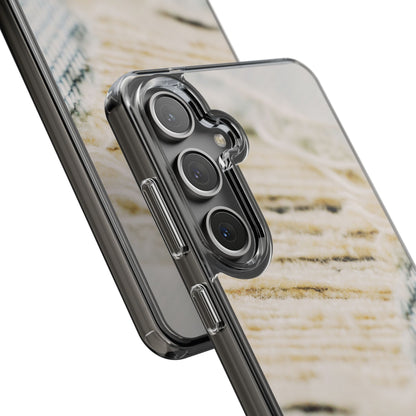 Clear Phone Case – Woven Warmth
