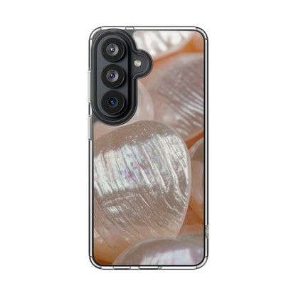 Clear Phone Case – Blush Pearl