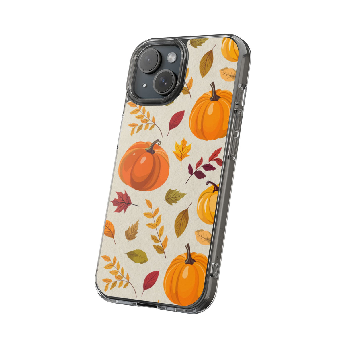 Clear Phone Case – Falling for Pumpkin