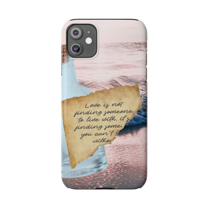 Slim Phone Case – Written in the Tide