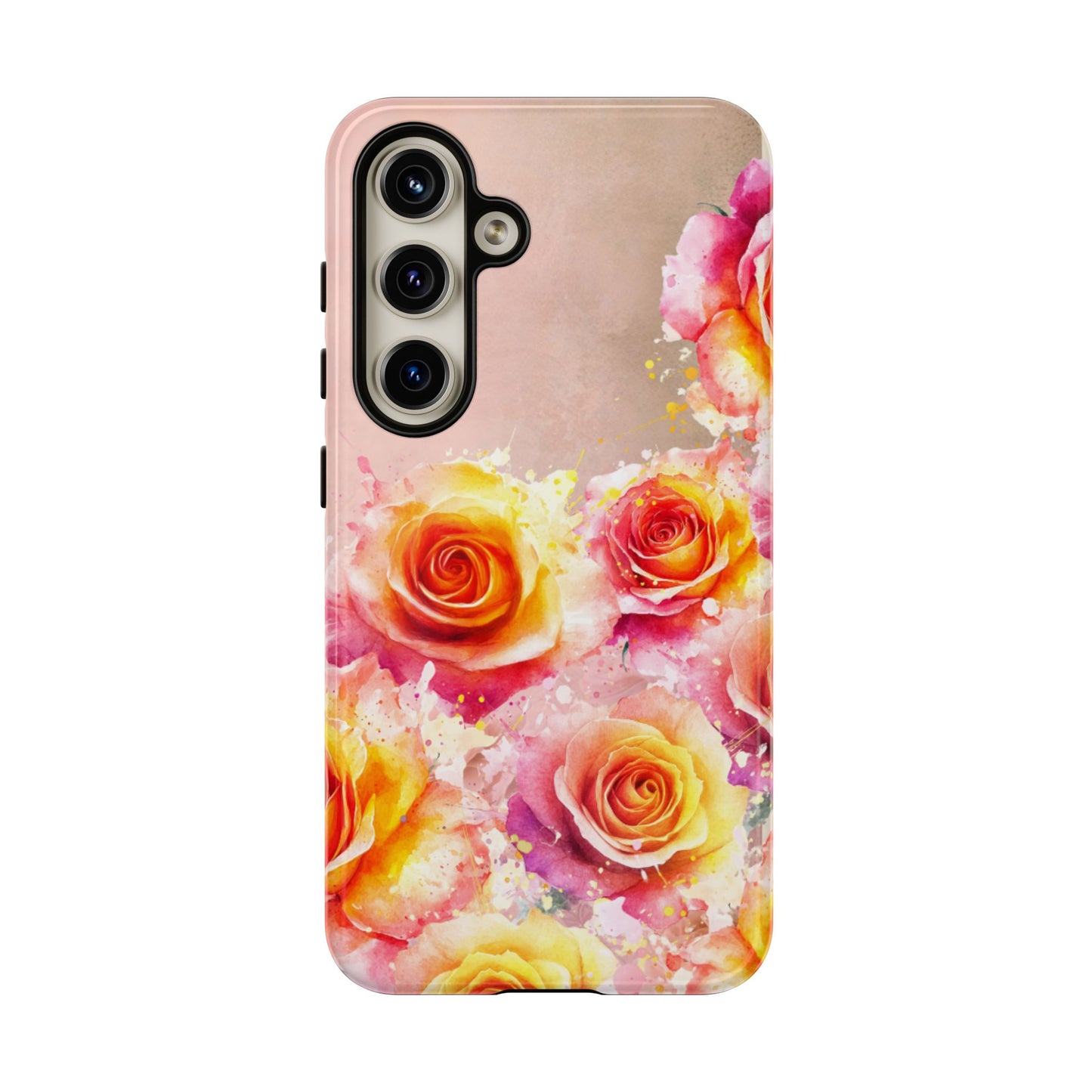 Protective Phone Case – Sunset Roses