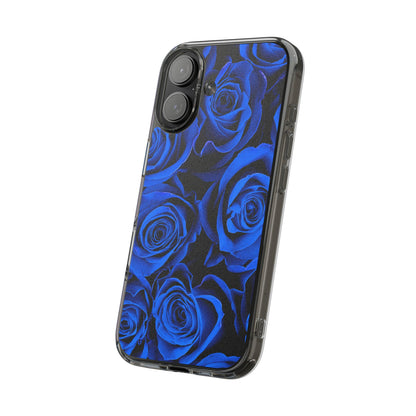 Clear Phone Case – Midnight Bloom
