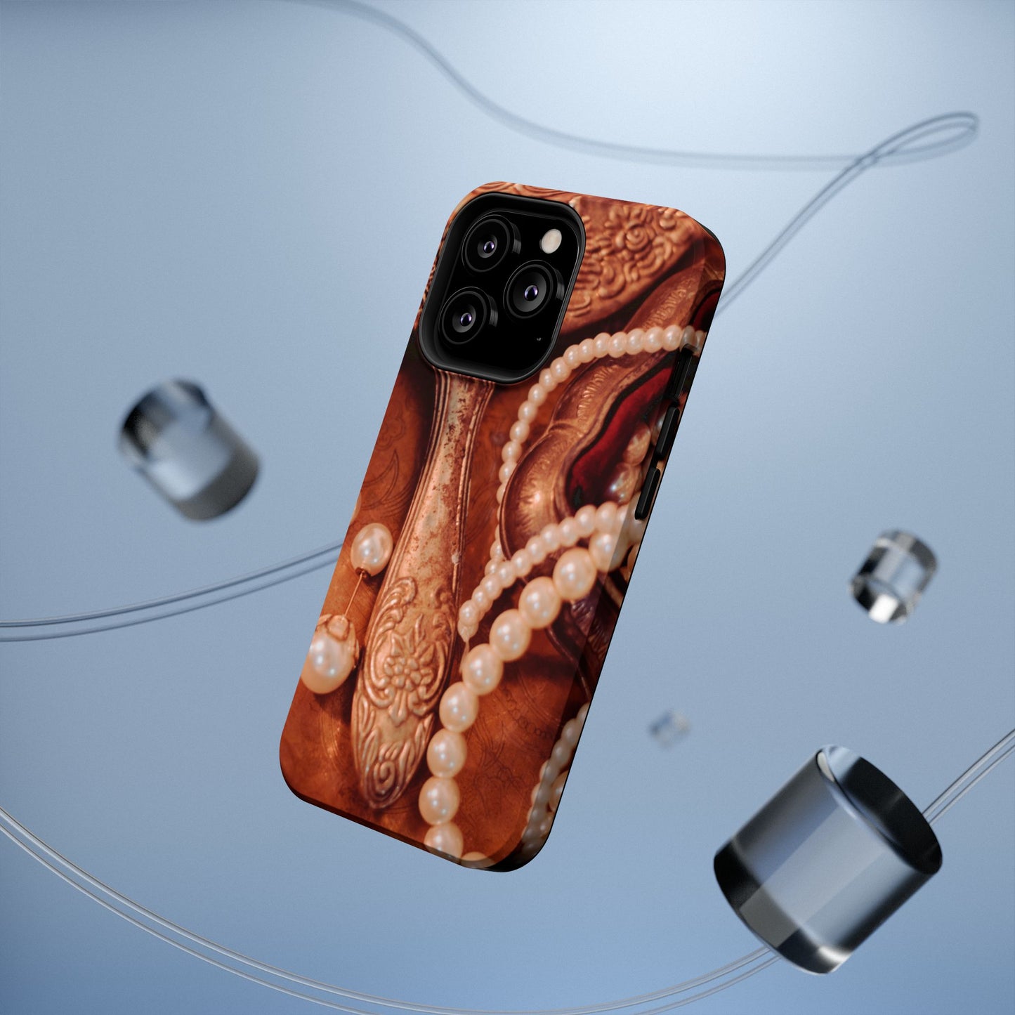 Impact-Resistant Phone Case – Bronze Vanity