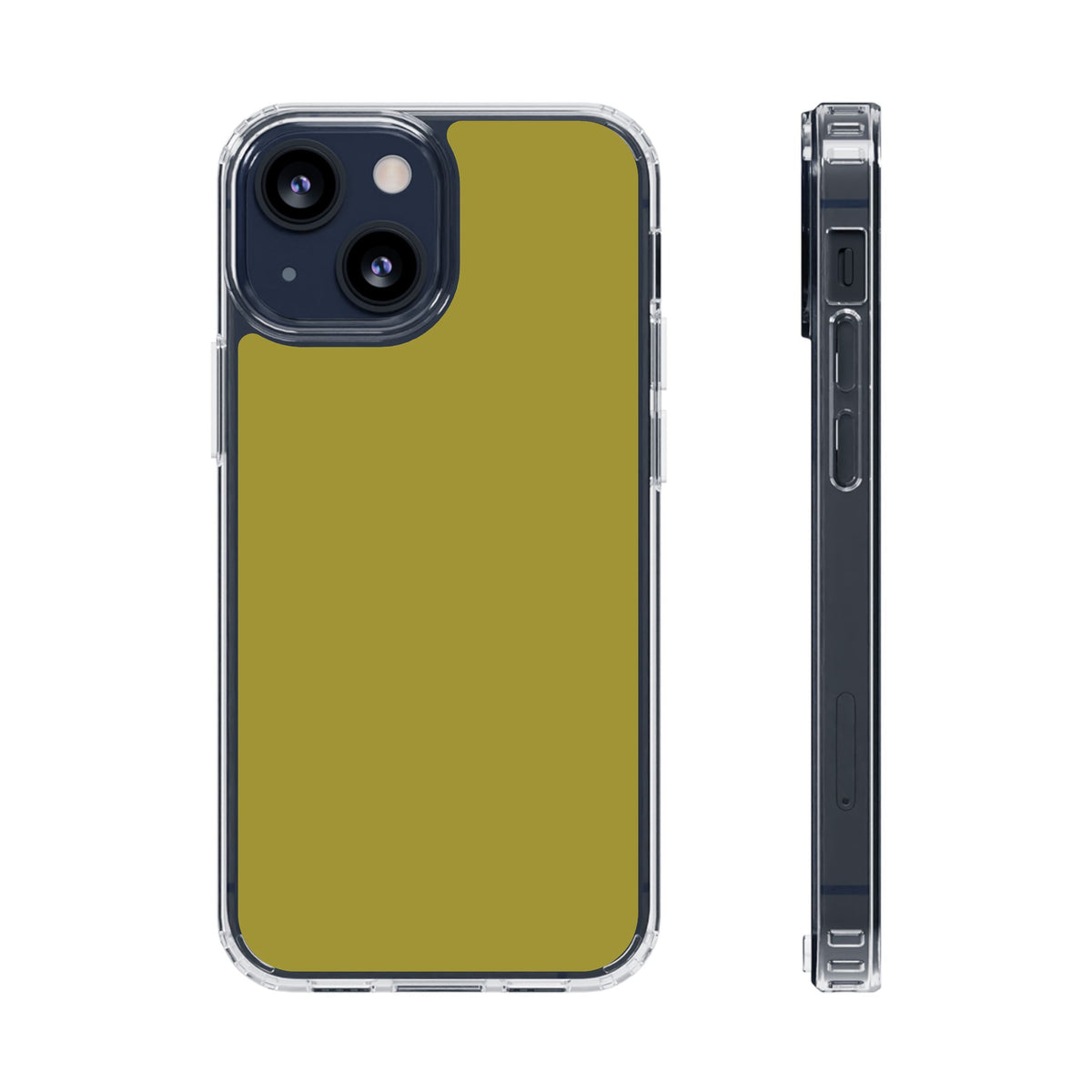 Clear Magnetic Phone Case – Olive Grove – Compatible with iPhone 13–16 Series