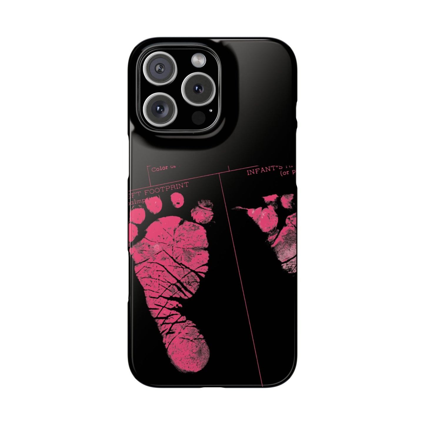 Snap Phone Case – Mom’s Little Pink Footprints