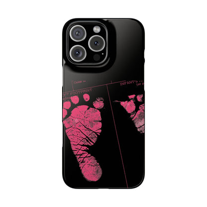 Snap Phone Case – Mom’s Little Pink Footprints
