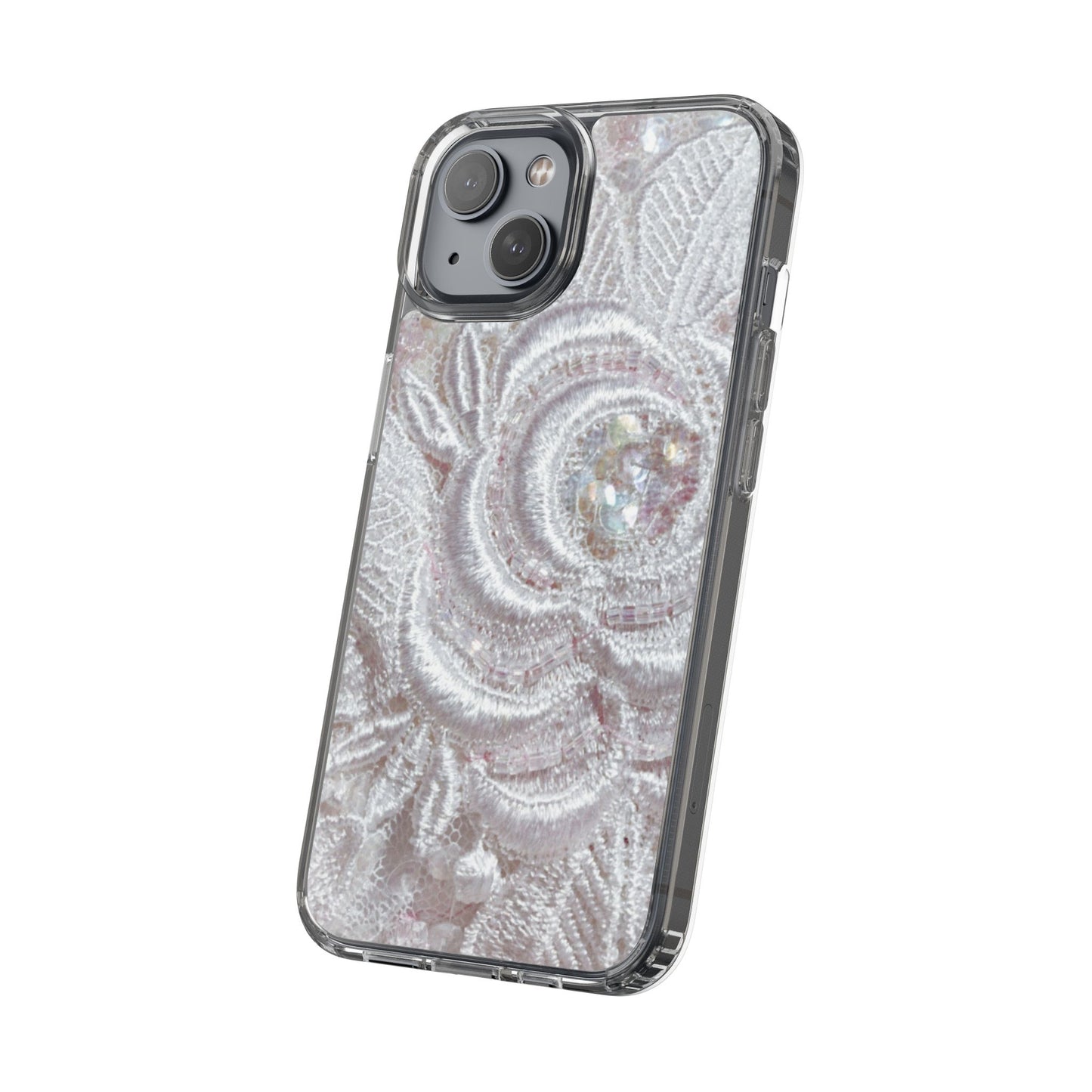 Clear Phone Case – Lace Veil