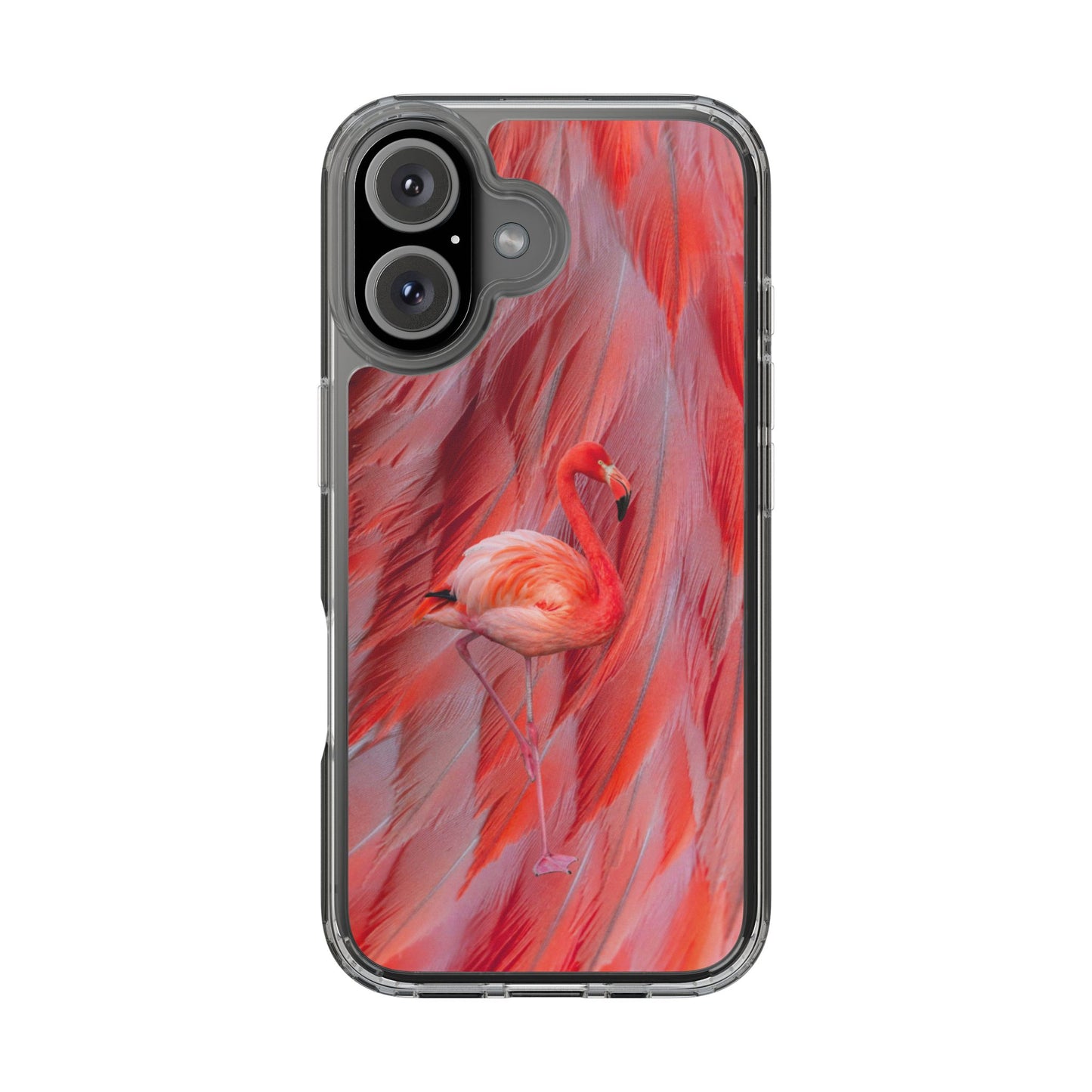 Clear Phone Case – Scarlet Plume