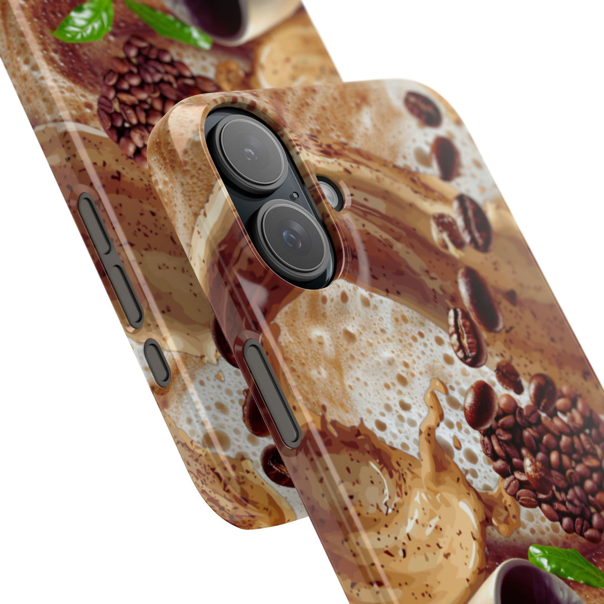 Slim Phone Case – Love at First Sip – Compatible with iPhone 11–17 Series