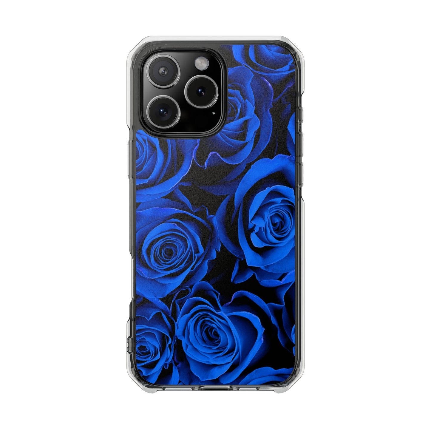 Clear Magnetic Phone Case – Midnight Bloom