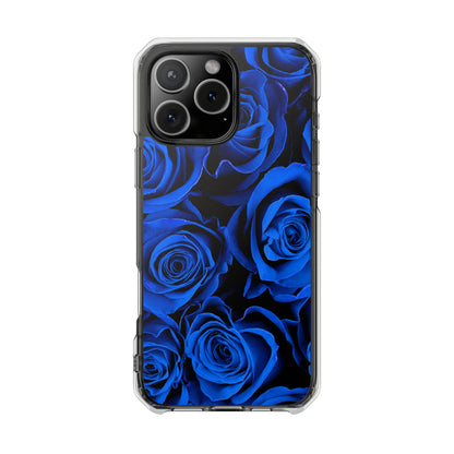 Clear Magnetic Phone Case – Midnight Bloom