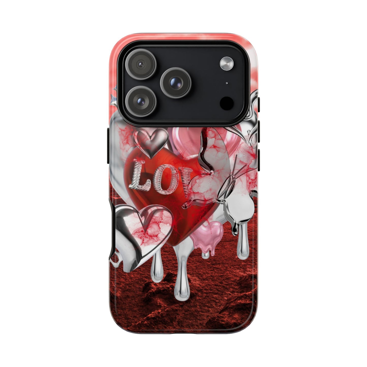 Protective Phone Case – Chrome Love