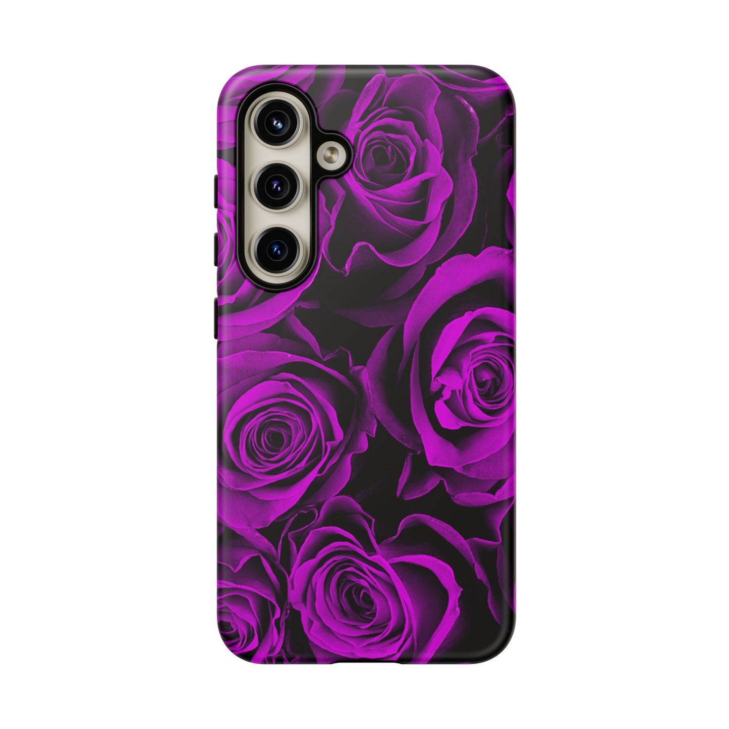 Protective Phone Case – Amethyst Roses