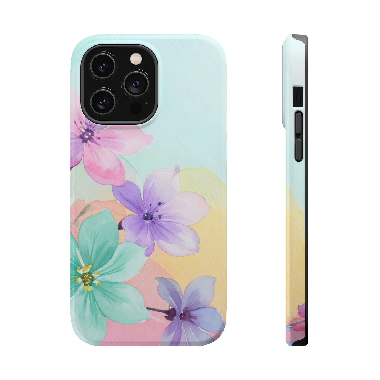 Wireless-Charging Compatible Case – Water Petal
