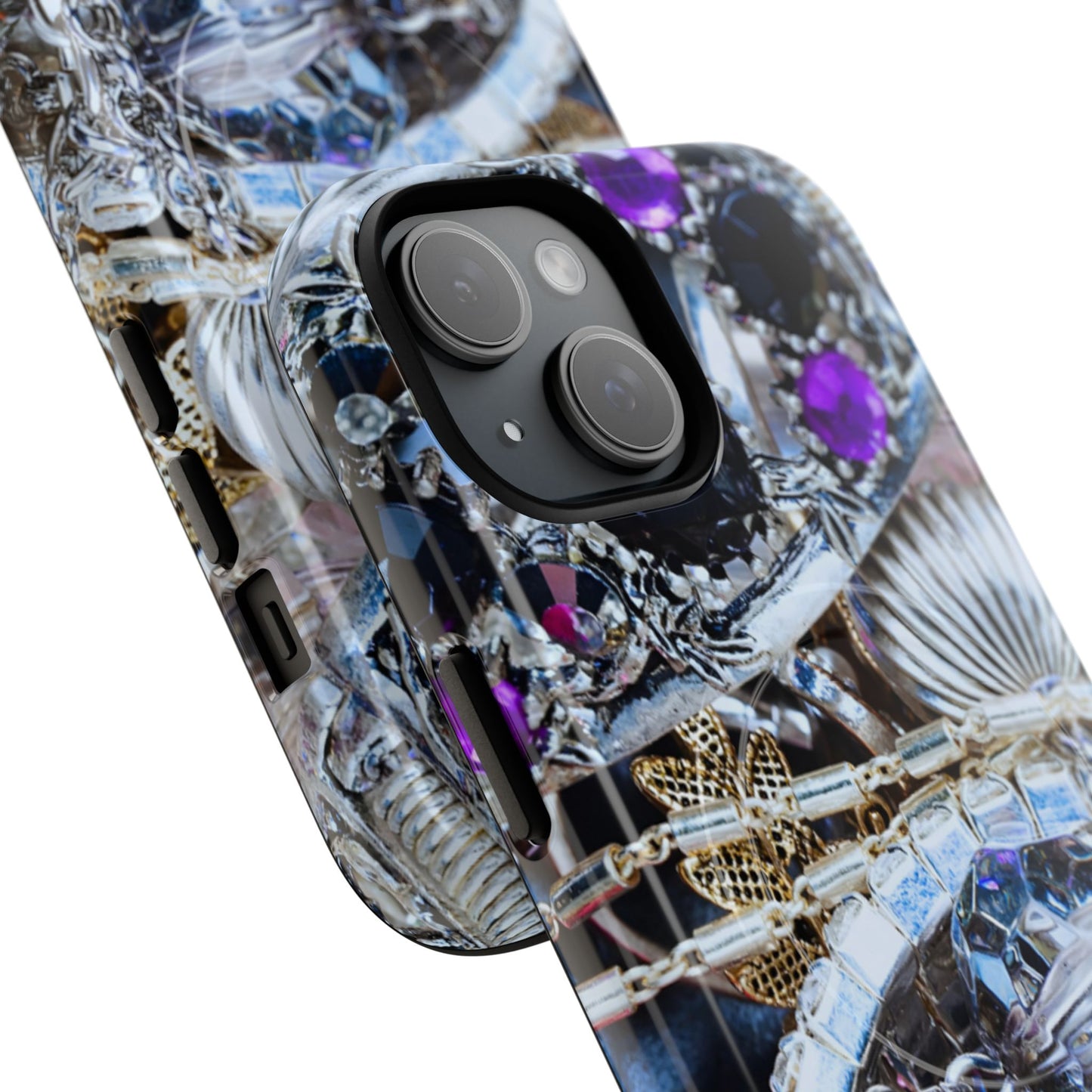 Protective Magnetic Phone Case – Chrome Jewel