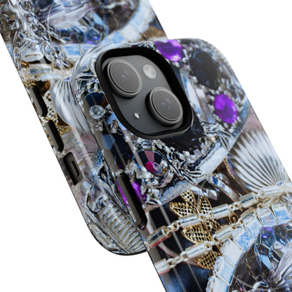 Protective Magnetic Phone Case – Chrome Jewel