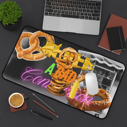 Neoprene Desk Mat – Never a Bad Connection Pretzel Stack