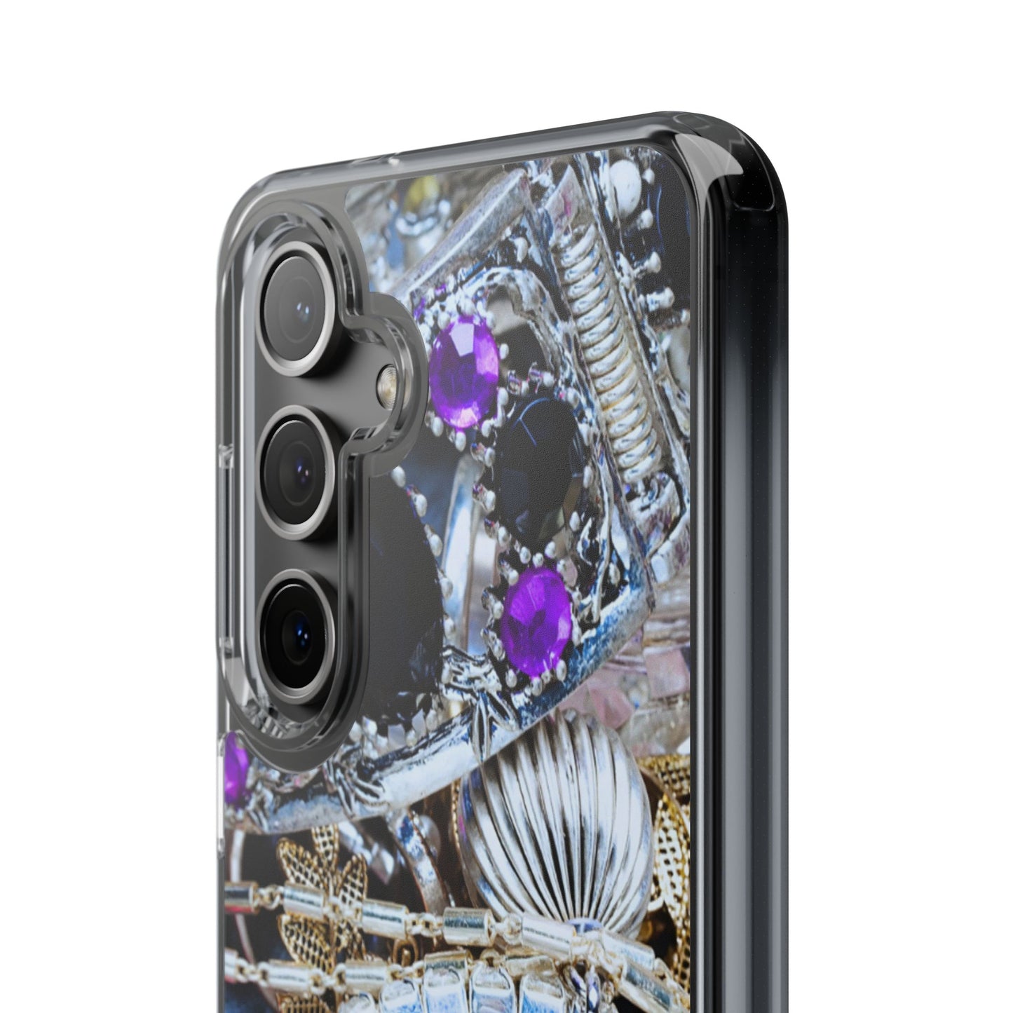 Clear Phone Case – Chrome Jewel