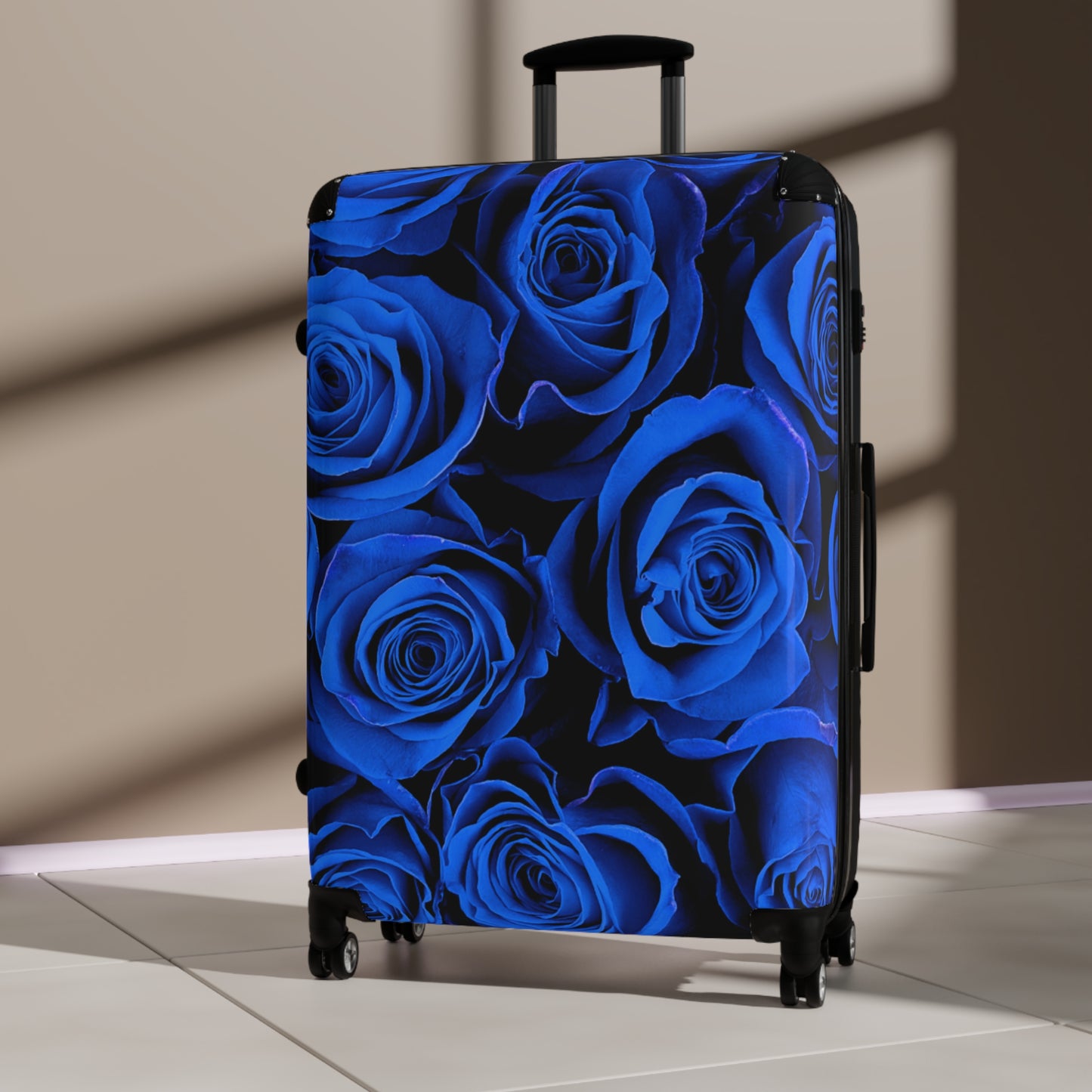 Hardshell Suitcase – Midnight Bloom