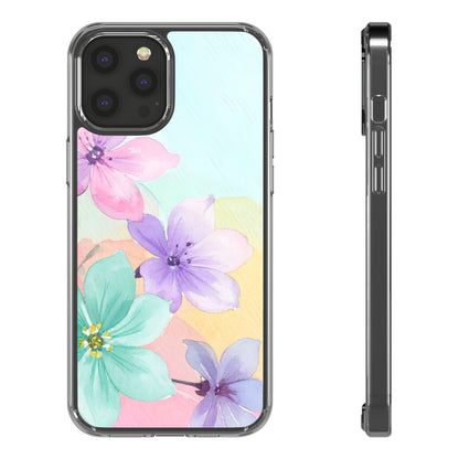 Clear Phone Case – Water Petal