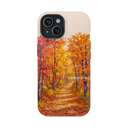 Impact-Resistant Phone Case – Autumn Remembered – Compatible with iPhone 11–17 & Samsung Galaxy S22–S26 Series