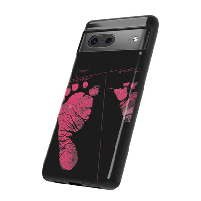 Protective Phone Case – Mom’s Little Pink Footprints