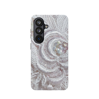 Wireless-Charging Compatible Case – Lace Veil