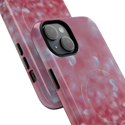 Protective Magnetic Phone Case – Rosé Sparkle