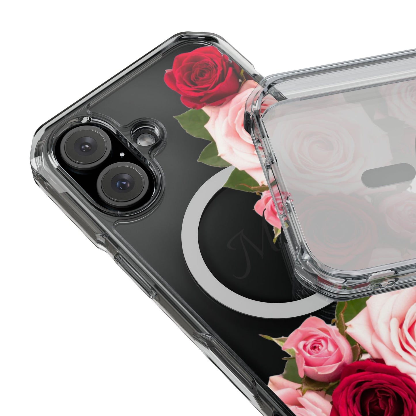 Clear Magnetic Phone Case – Mom’s Rose Bouquet