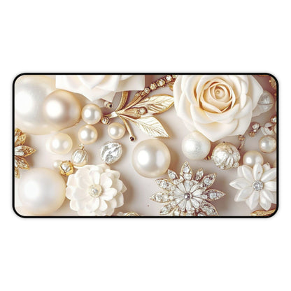 Desk Mat – Ivory Opulence