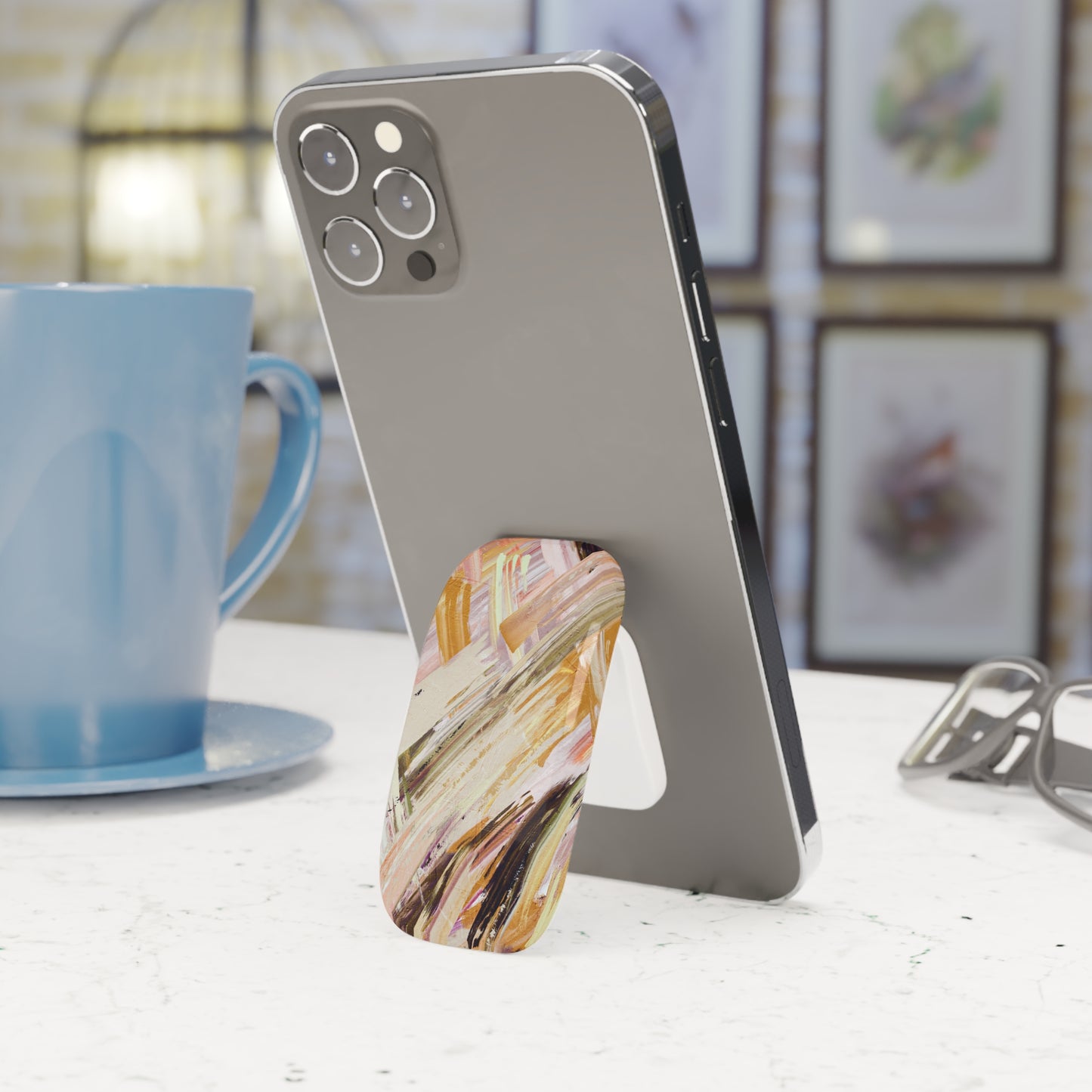 Phone Grip – Brush & Bronze