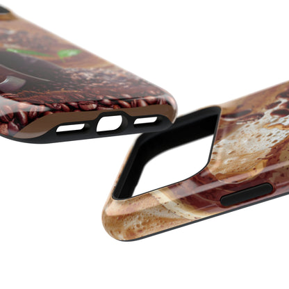 Impact-Resistant Phone Case – Love at First Sip – Compatible with iPhone 11–17 & Samsung Galaxy S22–S26 Series