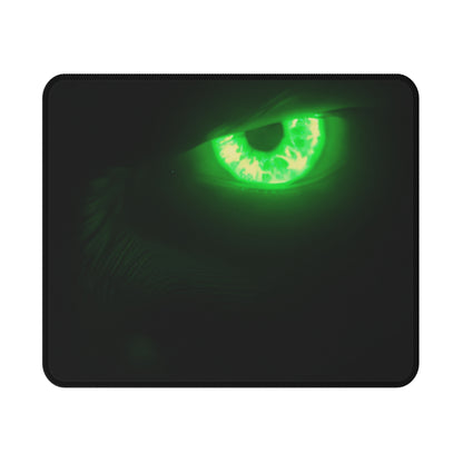 Mouse Pad – Neon Green Monster Eyes