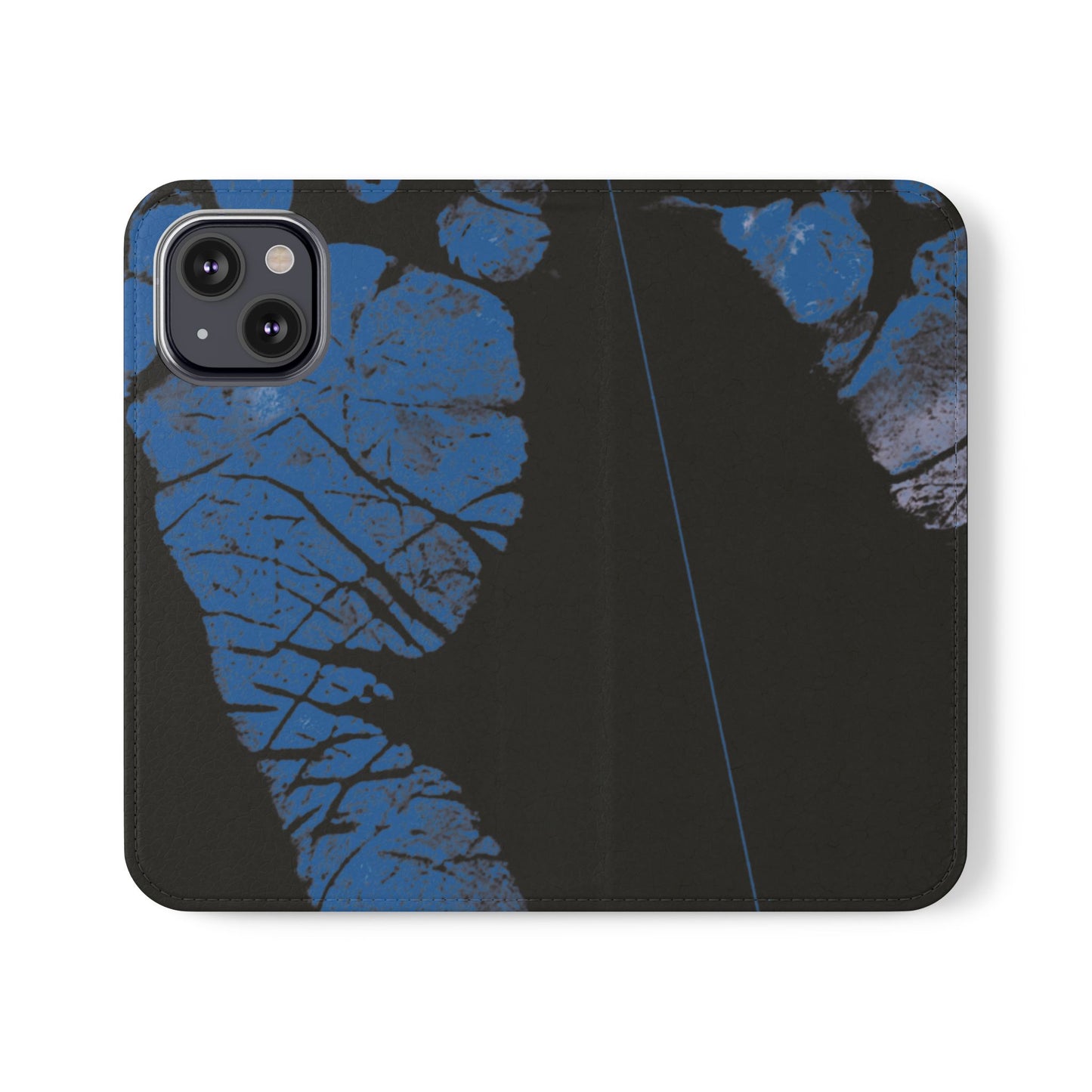 Flip Case – Mom’s Little Blue Footprints