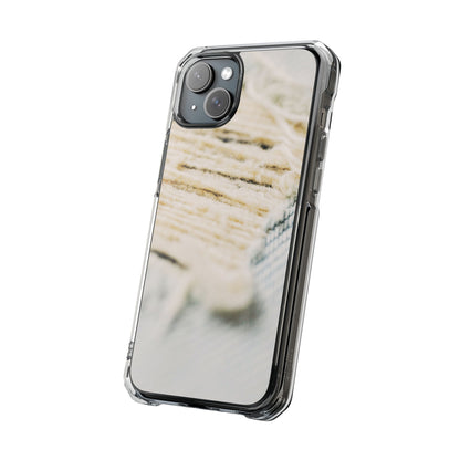 Clear Magnetic Phone Case – Woven Warmth