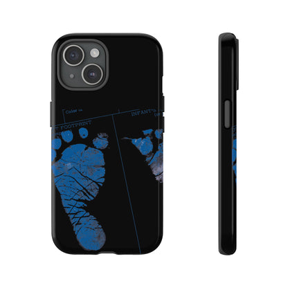 Protective Phone Case – Mom’s Little Blue Footprints